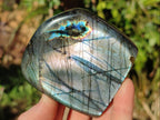 Polished Labradorite Standing Display Pieces x 3 From Madagascar - Toprock Gemstones and Minerals 