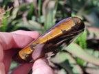 Polished Golden Tigers Eye Standing Display Pieces x 4 From Prieska, South Africa - Toprock Gemstones and Minerals 