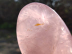 Polished Gemmy Rose Quartz Standing Display Pieces x 2 From Madagascar - Toprock Gemstones and Minerals 
