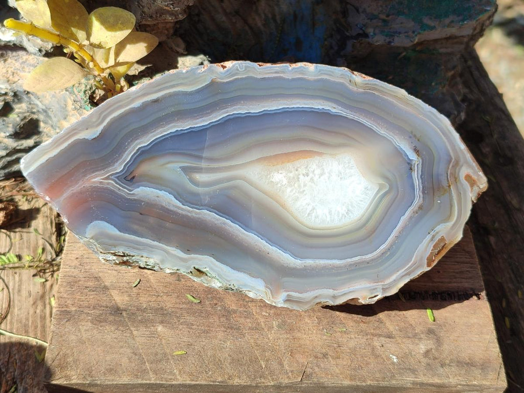 Polished One Side Red Shashe River Sardonyx Agate Slices x 4 From Shashe River, Zimbabwe - Toprock Gemstones and Minerals 