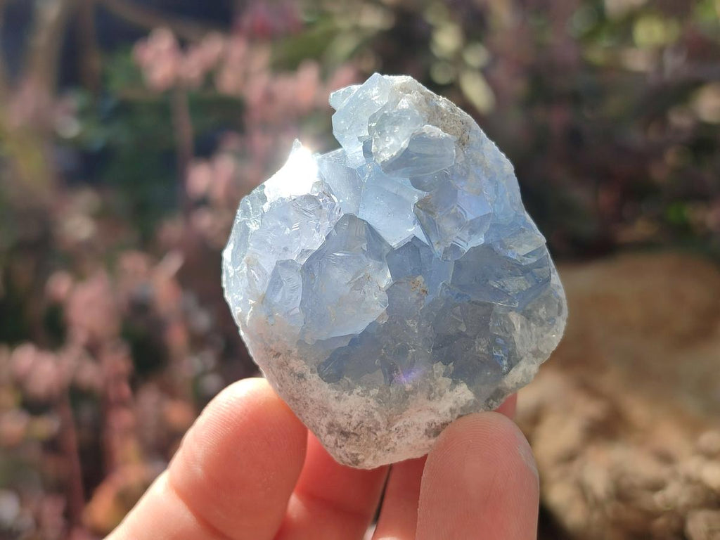 Natural Blue Celestite Specimens x 35 From Sakoany, Madagascar - Toprock Gemstones and Minerals 