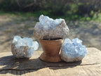 Natural Blue Celestite Specimens x 35 From Sakoany, Madagascar - Toprock Gemstones and Minerals 