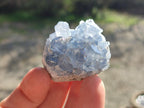 Natural Blue Celestite Specimens x 35 From Sakoany, Madagascar - Toprock Gemstones and Minerals 