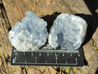 Natural Blue Celestite Specimens x 35 From Sakoany, Madagascar - Toprock Gemstones and Minerals 