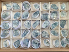 Natural Blue Celestite Specimens x 35 From Sakoany, Madagascar