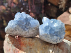 Natural Blue Celestite Specimens x 35 From Sakoany, Madagascar - Toprock Gemstones and Minerals 