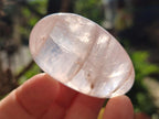 Polished Gemmy Rose Quartz Palm Stones x 35 From Madagascar - Toprock Gemstones and Minerals 
