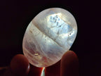 Polished Gemmy Rose Quartz Palm Stones x 35 From Madagascar - Toprock Gemstones and Minerals 
