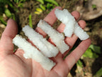 Natural Drusy Stalagmitic Snow Finger Quartz Coated Crystals x 35 From Albert's Mountain, Lesotho - Toprock Gemstones and Minerals 
