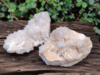 Natural Cascading "Anananas" Candle Quartz Clusters x 2 From Antsirabe, Madagascar - Toprock Gemstones and Minerals 