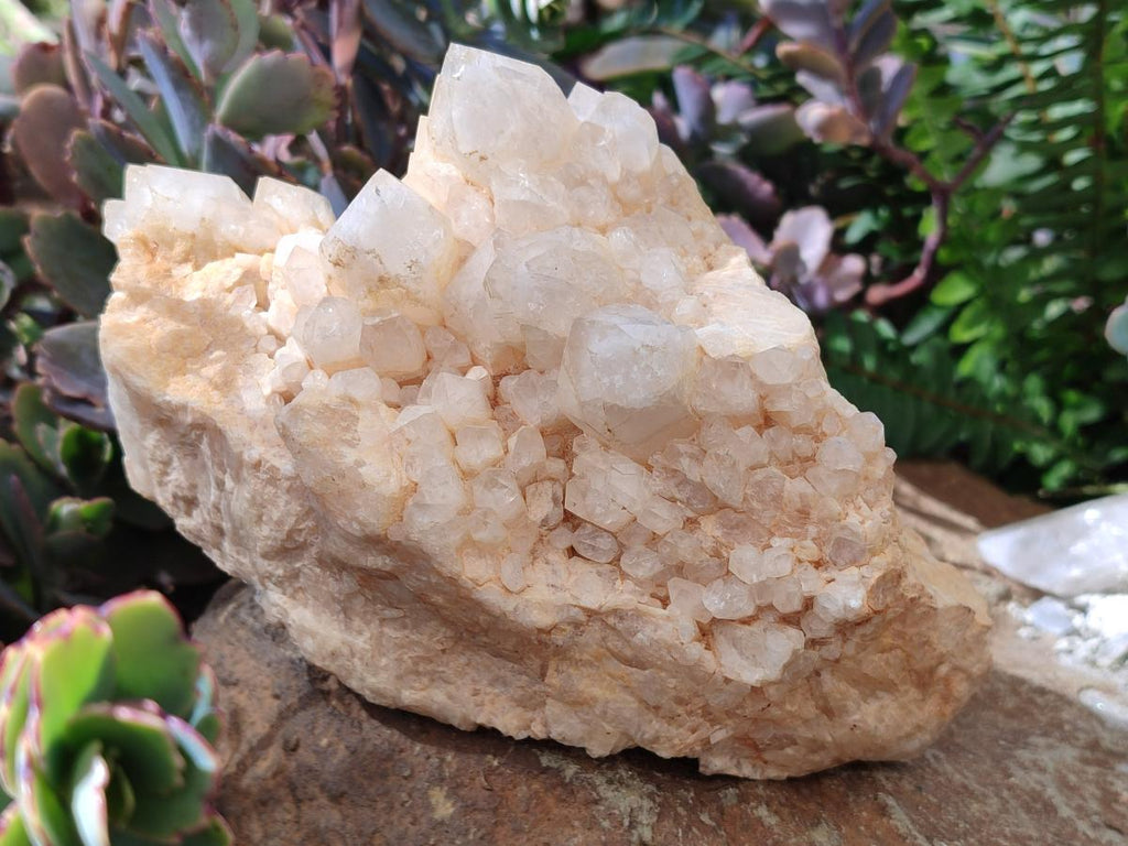 Natural Cascading "Anananas" Candle Quartz Clusters x 2 From Antsirabe, Madagascar - Toprock Gemstones and Minerals 
