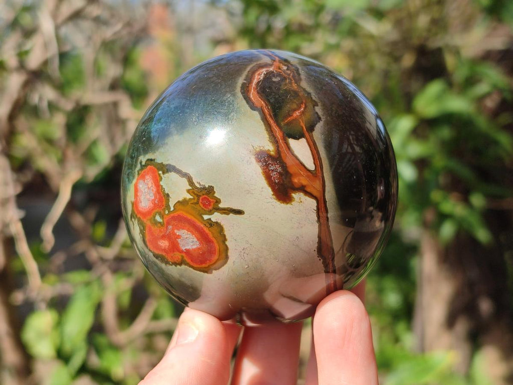 Polished Polychrome Jasper Spheres x 4 From Androka, Madagascar - Toprock Gemstones and Minerals 