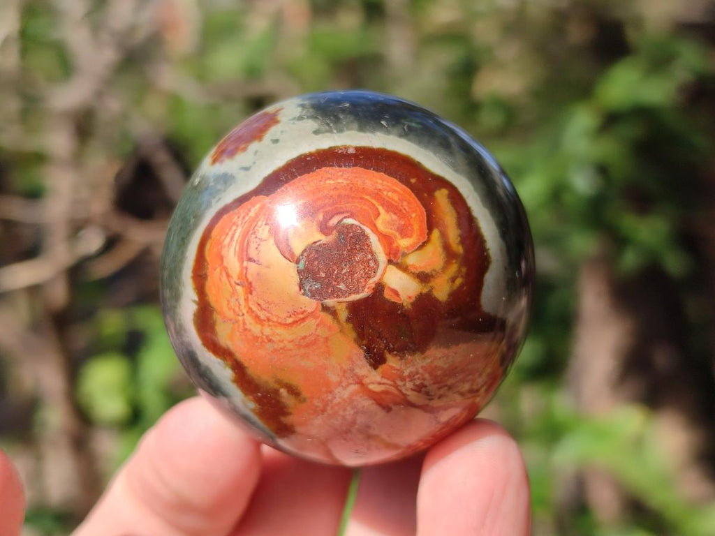 Polished Polychrome Jasper Spheres x 4 From Androka, Madagascar - Toprock Gemstones and Minerals 