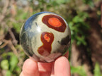 Polished Polychrome Jasper Spheres x 4 From Androka, Madagascar - Toprock Gemstones and Minerals 