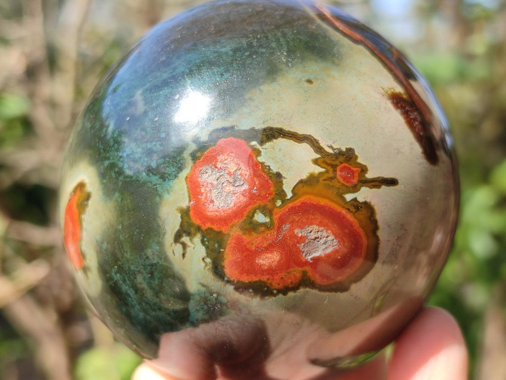 Polished Polychrome Jasper Spheres x 4 From Androka, Madagascar - Toprock Gemstones and Minerals 