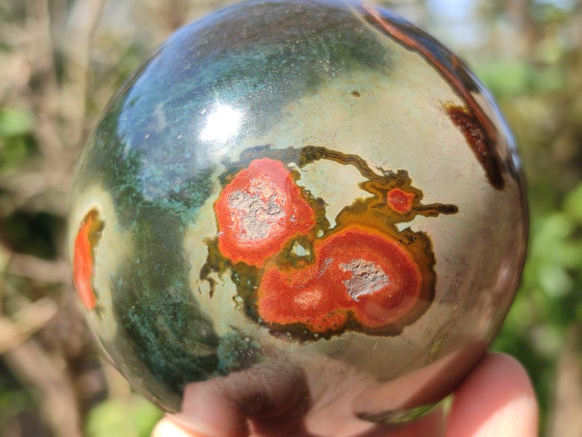 Polished Polychrome Jasper Spheres x 4 From Androka, Madagascar - Toprock Gemstones and Minerals 