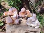 Natural Spirit Ametrine Clusters x 4 From Boekenhouthoek, South Africa - Toprock Gemstones and Minerals 
