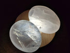 Polished Girasol Pearl Quartz Palm Stones x 12 From Ambatondrazaka, Madagascar - Toprock Gemstones and Minerals 