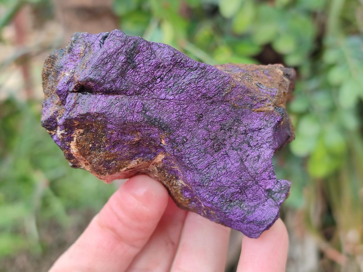Natural Metallic Cobbed Purpurite Specimens x 6 From Erongo, Namibia - Toprock Gemstones and Minerals 