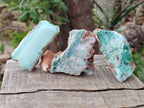 Polished One Side Great Dyke Mtorolite Chrysoprase Slices x 12 From Great Dyke Mountain Range, Zimbabwe - Toprock Gemstones and Minerals 