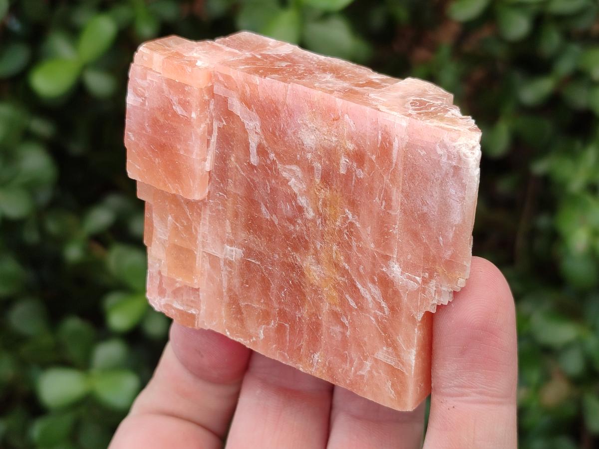 Natural Rhombohedral Sunset Deep Orange Calcite Specimens x 12 From Spitzkop, Namibia - Toprock Gemstones and Minerals 