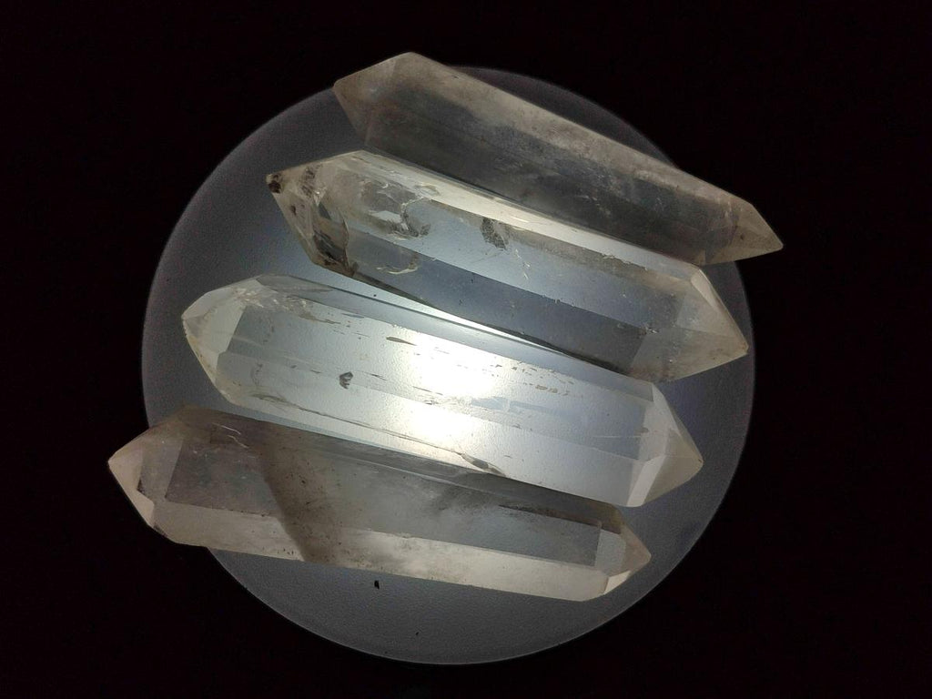 Polished Double Terminated Clear Quartz Crystals x 35 From Madagascar - Toprock Gemstones and Minerals 