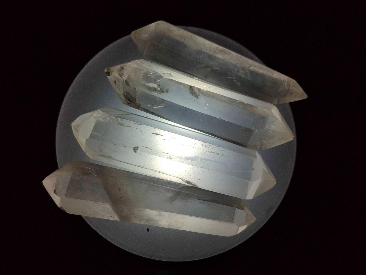 Polished Double Terminated Clear Quartz Crystals x 35 From Madagascar - Toprock Gemstones and Minerals 