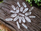 Polished Double Terminated Clear Quartz Crystals x 35 From Madagascar - Toprock Gemstones and Minerals 