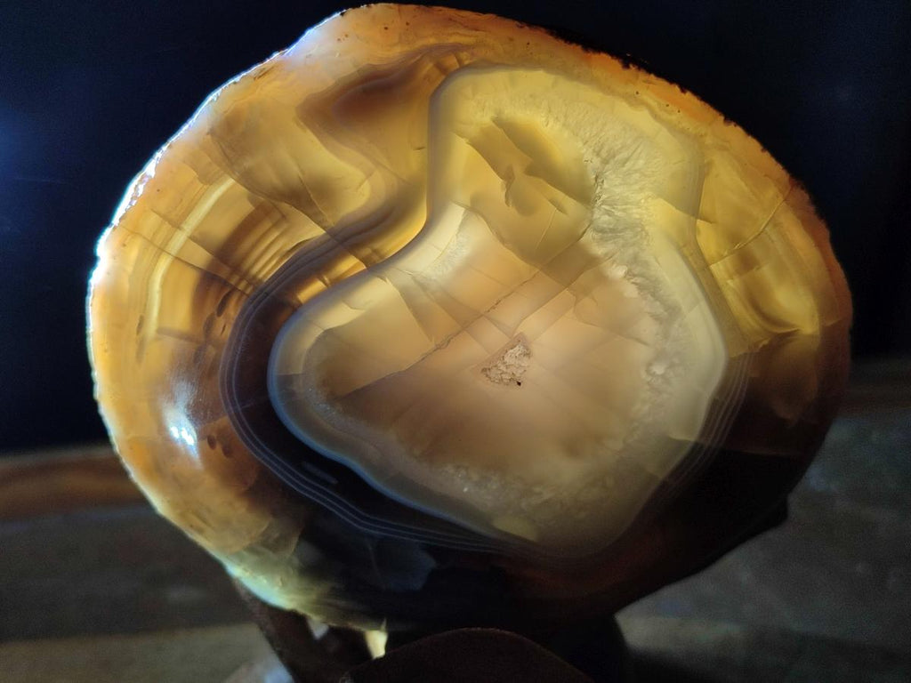 Polished One Side Red Shashe River Agate Slices x 3 From Shashe River, Zimbabwe - Toprock Gemstones and Minerals 