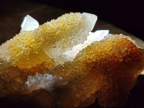 Natural Drusy Fairy Spirit Quartz Clusters x 3 From Boekenhouthoek, South Africa - Toprock Gemstones and Minerals 