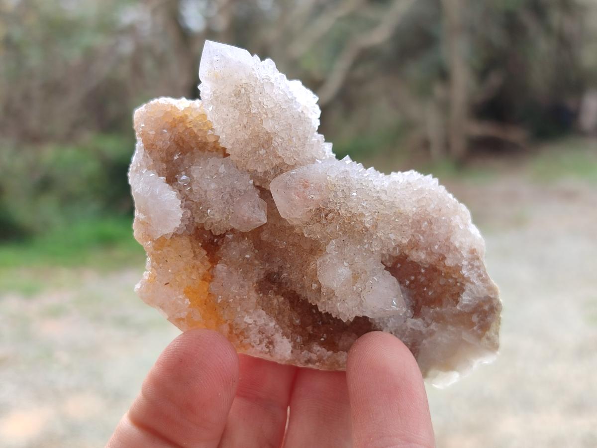 Natural Drusy Fairy Spirit Quartz Clusters x 3 From Boekenhouthoek, South Africa - Toprock Gemstones and Minerals 