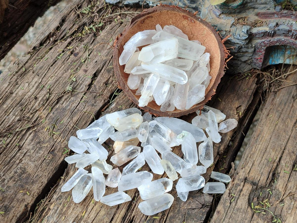 Natural Small Clear Malagasy Quartz Crystals x 1,84 Kg Lot From Madagascar - Toprock Gemstones and Minerals 