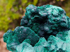 Natural Silky Malachite Specimens x 2 From Kasompe, Congo - Toprock Gemstones and Minerals 