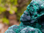 Natural Silky Malachite Specimens x 2 From Kasompe, Congo - Toprock Gemstones and Minerals 