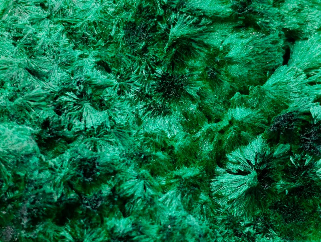 Natural Silky Malachite Specimens x 2 From Kasompe, Congo - Toprock Gemstones and Minerals 