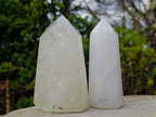 Polished Clear Quartz Crystals x 2 From Madagascar - Toprock Gemstones and Minerals 