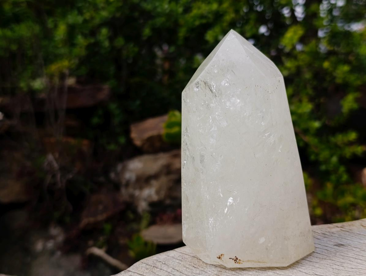 Polished Clear Quartz Crystals x 2 From Madagascar - Toprock Gemstones and Minerals 