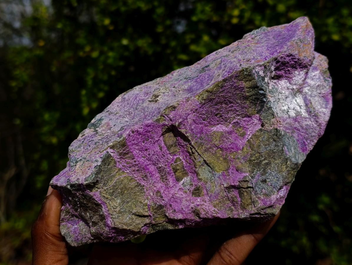 Natural Cobbed Stichtite Specimens x 4 From Barberton, South Africa - Toprock Gemstones and Minerals 