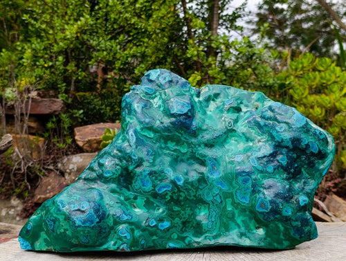 Polished XL Malacolla Standing Display Piece x 1 From Kulukuluku, Congo - Toprock Gemstones and Minerals 