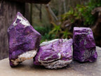 Natural Metallic Cobbed Purpurite Specimens x 12 From Erongo, Namibia - Toprock Gemstones and Minerals 