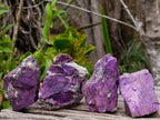 Natural Metallic Cobbed Purpurite Specimens x 12 From Erongo, Namibia - Toprock Gemstones and Minerals 