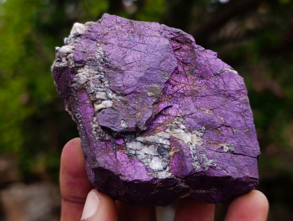 Natural Metallic Cobbed Purpurite Specimens x 12 From Erongo, Namibia - Toprock Gemstones and Minerals 