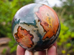 Polished Polychrome Jasper Spheres x 3 From Androka, Madagascar - Toprock Gemstones and Minerals 
