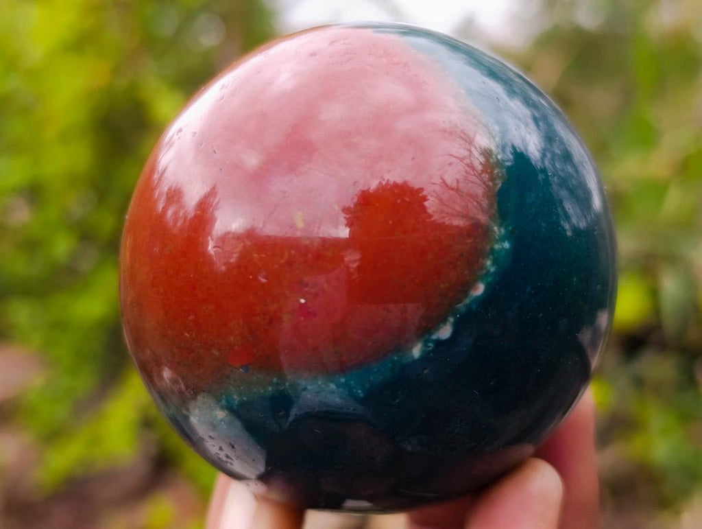 Polished Polychrome Jasper Spheres x 3 From Androka, Madagascar - Toprock Gemstones and Minerals 