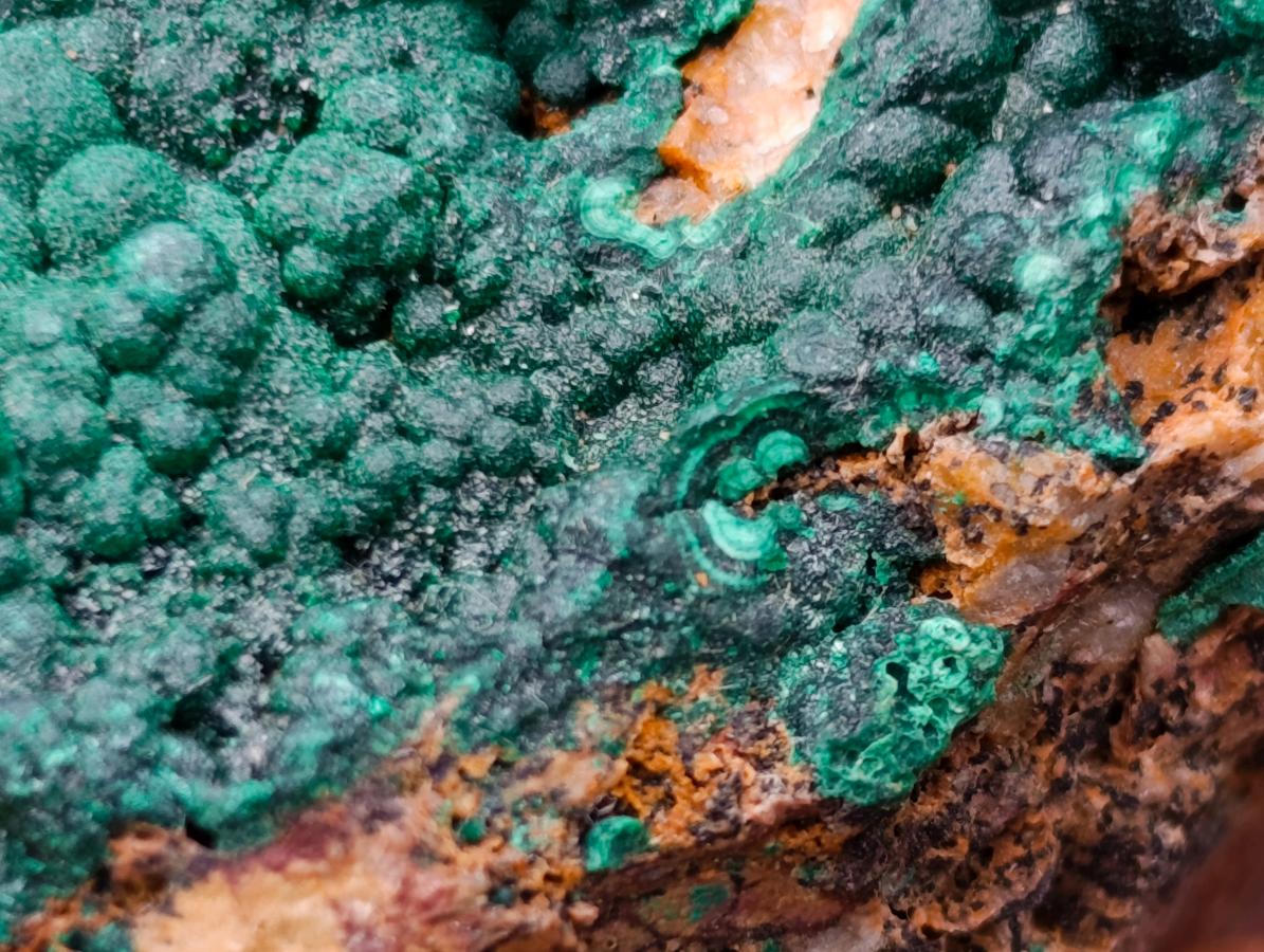 Natural Botryoidal Crystalline Malachite Specimens x 4 From Tenke Fungurume, Congo - Toprock Gemstones and Minerals 