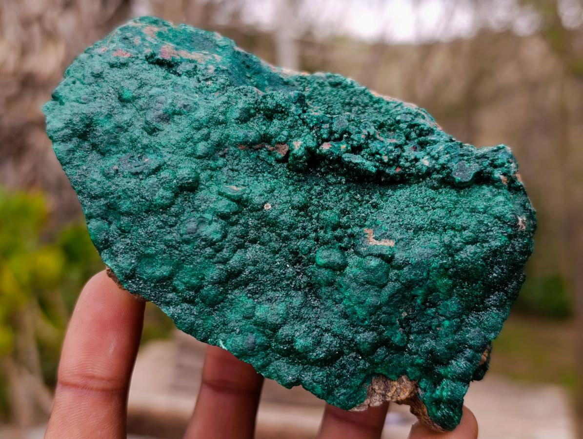 Natural Botryoidal Crystalline Malachite Specimens x 4 From Tenke Fungurume, Congo - Toprock Gemstones and Minerals 