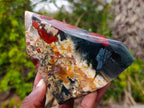 Polished Bloodstone Display Crystals x 2 From Swaziland - Toprock Gemstones and Minerals 