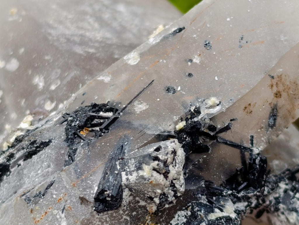 Natural Large Smokey Quartz Crystals with Associated Minerals x 2 From Erongo, Namibia - Toprock Gemstones and Minerals 