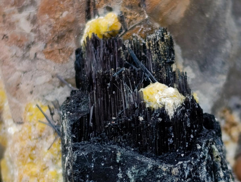 Natural Large Smokey Quartz Crystals with Associated Minerals x 2 From Erongo, Namibia - Toprock Gemstones and Minerals 