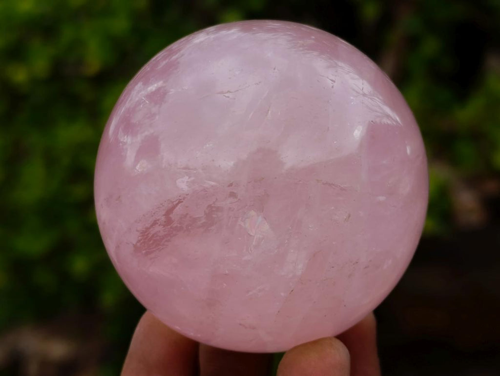 Polished Gemmy Star Rose Quartz Spheres x 4 From Madagascar - Toprock Gemstones and Minerals 